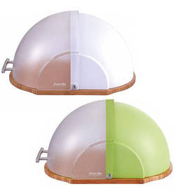 Хлібниця Kamille Breadbasket GREEN&WHITE