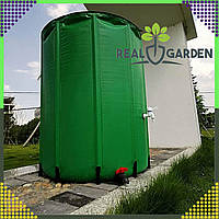 Бочка для збору дощової води 100л - Резервуар для дощової води з краном та опорами