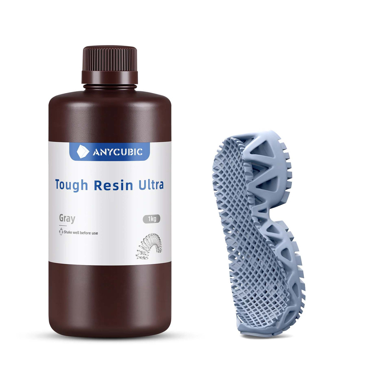 Фотополімерна смола Anycubic Tough Ultra, 1 л., сіра