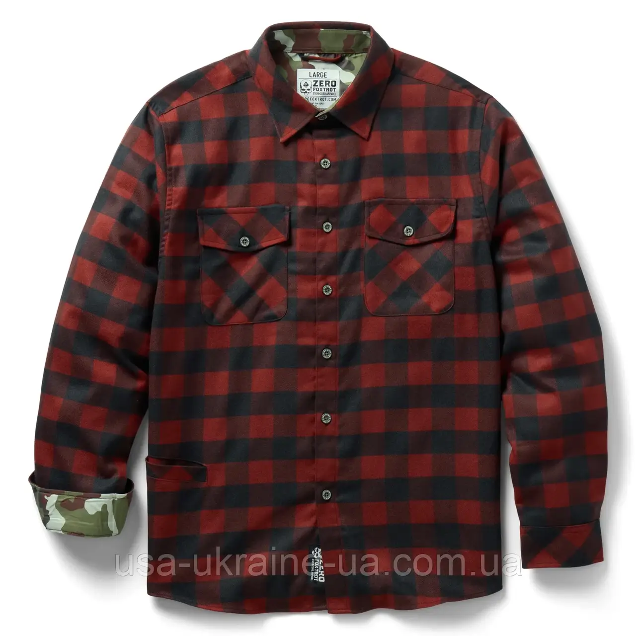 Тактична куртка-сорочка фланелева Zero Foxtrot Zero Flannel, фото 1