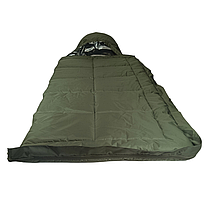 Спальний мішок Kiborg Arctic Omni-Heat олива -25С 85*210, фото 3