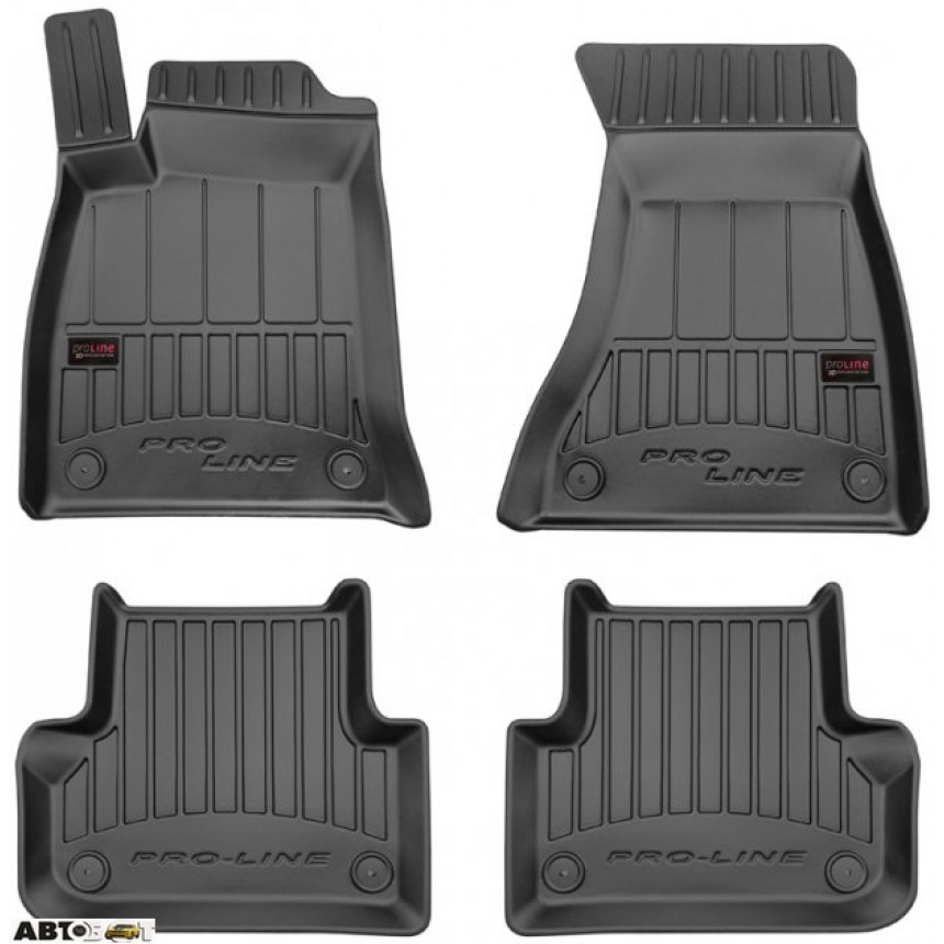 Коврики автомобільні гумові в салон AUDI A4 B9 2016-... / 3D407596, фото 1