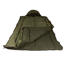 Спальний мішок Kiborg Alfa Fleece олива -20С 85*210, фото 4