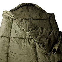 Спальний мішок Kiborg Alfa Fleece олива -20С 85*210, фото 5