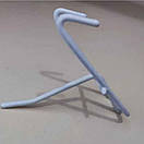 Гачки одинарні на торгову сітку довжина 20 см  гачки торгівельні металопластикові  білі упаковка 10 шт, фото 8