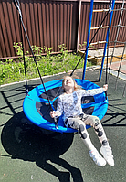 Дитячі гойдалки, Гойдалки дитячі садові вуличні на дачу, Гойдалка кругла підвісна гніздо, Кругла гойдалка