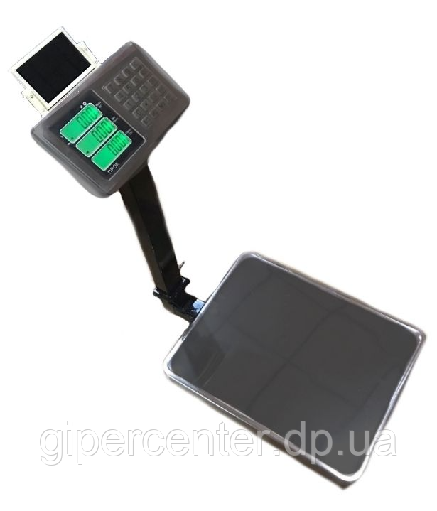 Платформні ваги 300 кг ПРОК-ВТ-ПРОК-300 кг-СЛ на сонячній батареї