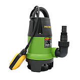 Дренажно-фекальний насос Procraft PN17, 220-240 В, 400 Вт, 7500 л/год, труби 1″-1 1/4″-1 1/2″, 3,75 кг, фото 4