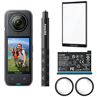Панорамна камера Insta360 X4 360° 8K Action Kit (CINSABMA_X414)