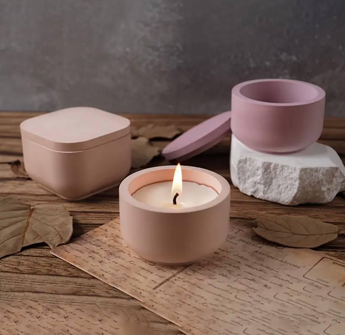 Силіконова форма для контейнерних свічок Cash Coners