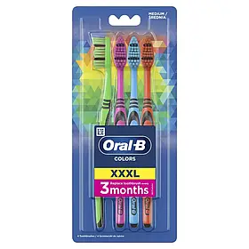 Зубні щітки Oral-B Colors середня 4 шт.