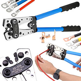 Прес-кліщі механічні для обтиску накінечників та гільз 6-50 мм²