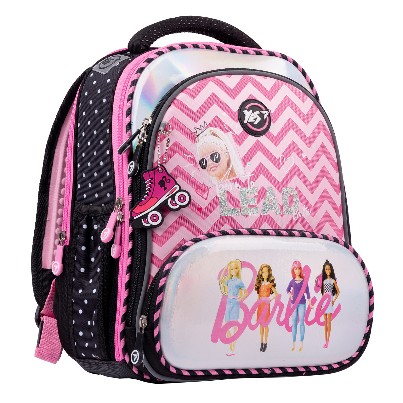 Рюкзак шкільний каркасний YES S-30 JUNO ULTRA Premium Barbie 558956, фото 1