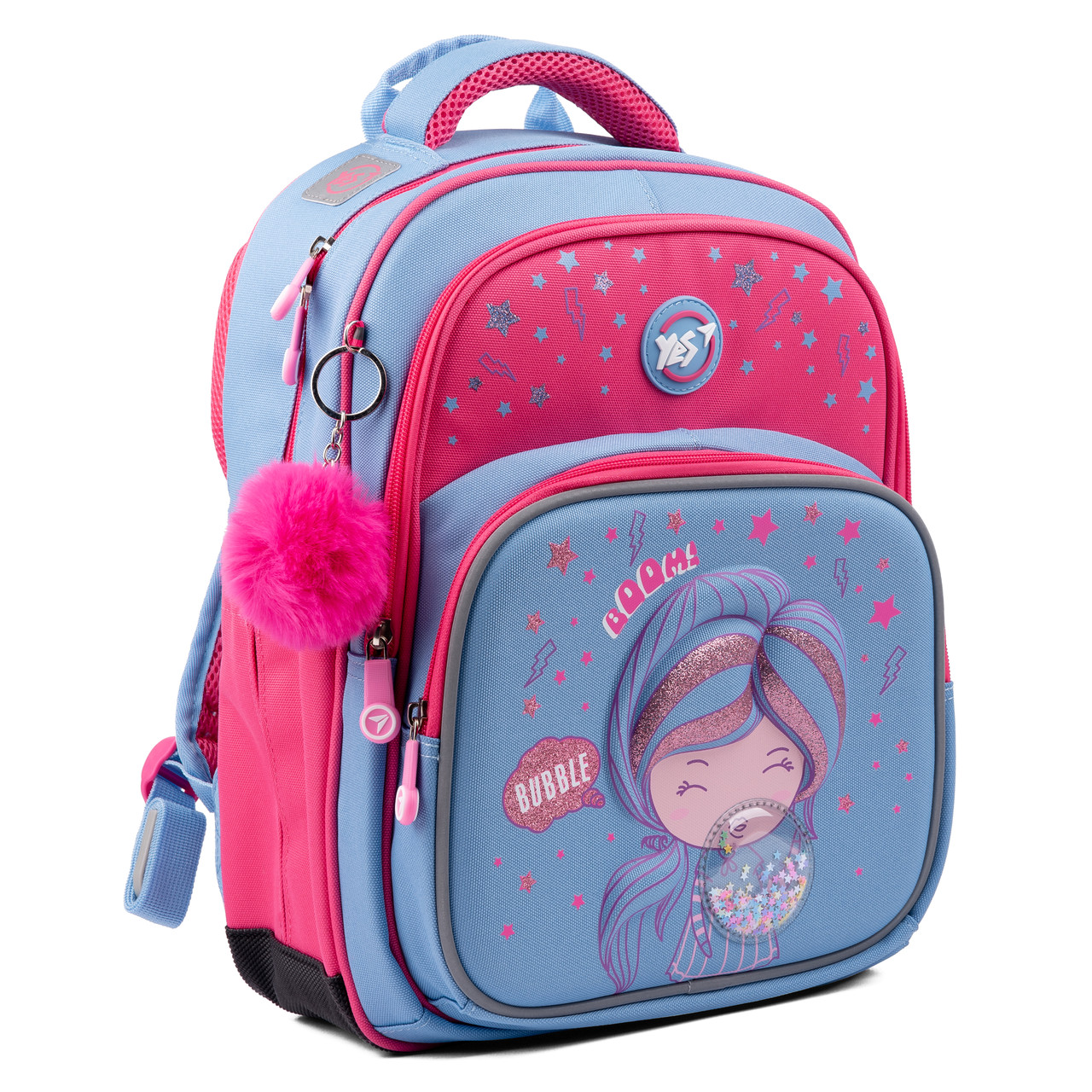 Рюкзак шкільний напівкаркасний YES S-91 Girls style 553642, фото 1