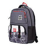 Рюкзак шкільний YES TS-49 TSubSurf. Black and White, фото 4