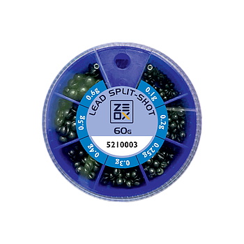 Набір тягарців ZEOX Lead Split-Shot 60г