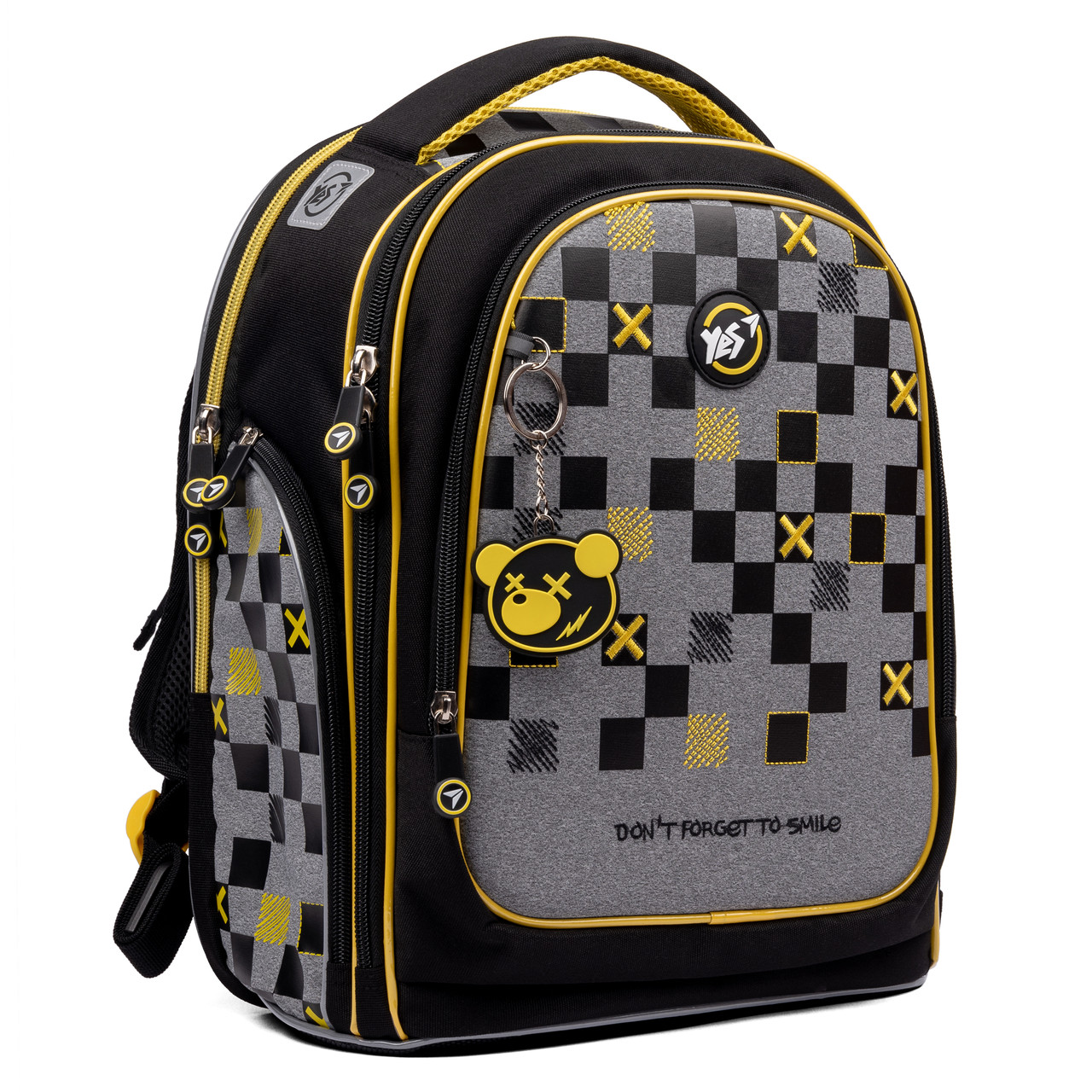 Рюкзак шкільний напівкаркасний ортопедичний YES S-84 Don’t foget to smile 552751, фото 1