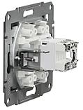 РОЗЕТКА КОМП'ЮТЕРНА RJ45 UTP КАТ. 5Е ASFORA АЛЮМІНІЙ EPH4300161, фото 6