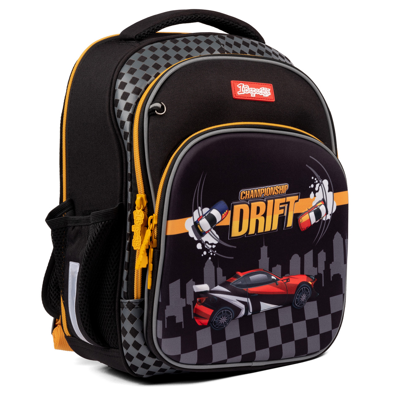 Рюкзак шкільний 1Вересня S-106 MAXDRIFT чорний, фото 1