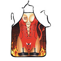 Фартух з приколом для жінок на кухню 73 на 57 см різнобарвний