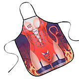 Фартух з приколом для жінок на кухню 73 на 57 см різнобарвний, фото 2