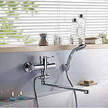 Змішувач для ванни WEZER PUD6-B045 (хром), фото 2