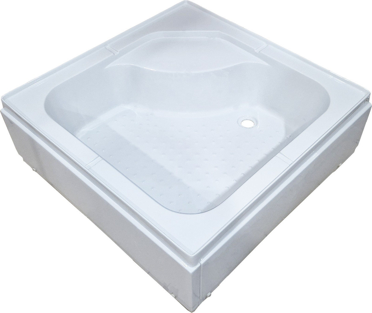 Душовий піддон 90*90*30 см акриловий з ніжками і панелью Ko&Po