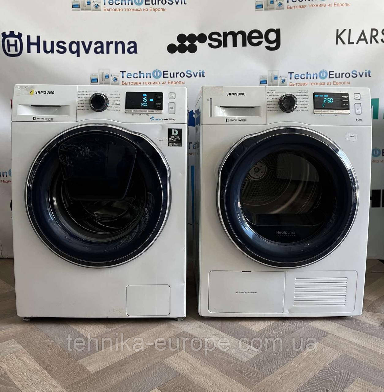 Комплект пральна + сушильна машина Samsung вживана 070225/16R+17R