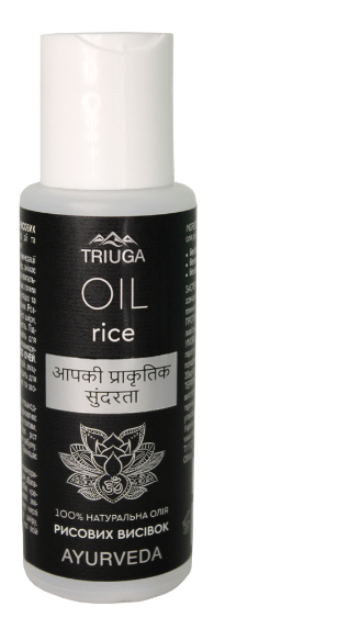 Олія для тіла та волосся Triuga Ayurveda Rice Oil Рисові висівки 75 мл