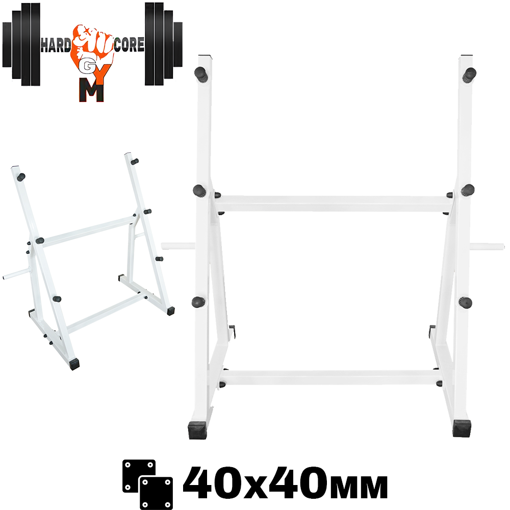 Стійка для зберігання дисків атлетичних грифів і штанги HardCore GYM А440 п'ять посадкових місць профіль 40x40мм
