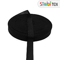 Лямовка 23мм - 320 (100м) Чорний