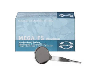 Дзеркало стоматологічне MEGA FS Rhodium Hahnenkratt із родієвим покриттям