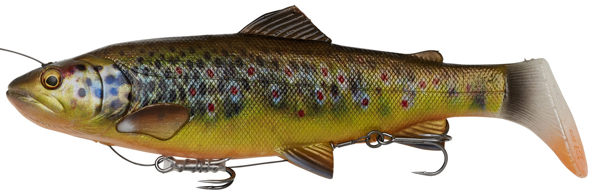 Силикон Savage Gear 4D Line Thru Rattle Trout S 275mm 258.0g Brown Trout UV (поштучно), фото 1