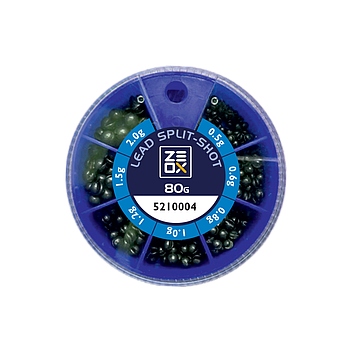 Набір тягарців ZEOX Lead Split-Shot 80г