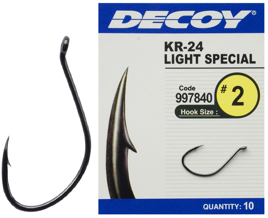 Крючок Decoy  KR-24 Light Special #4 (10 шт/уп), фото 1