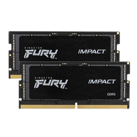 Оперативна пам'ять Kingston Fury 64GB (2x32GB) SODIMM DDR5 4800MHz Impact Black (KF548S38IBK2-64)