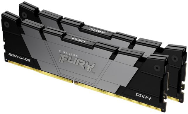 Оперативна пам'ять Kingston Fury 16GB (2x8GB) DDR4 4266MHz Renegade Black (KF442C19RB2K2/16), фото 1