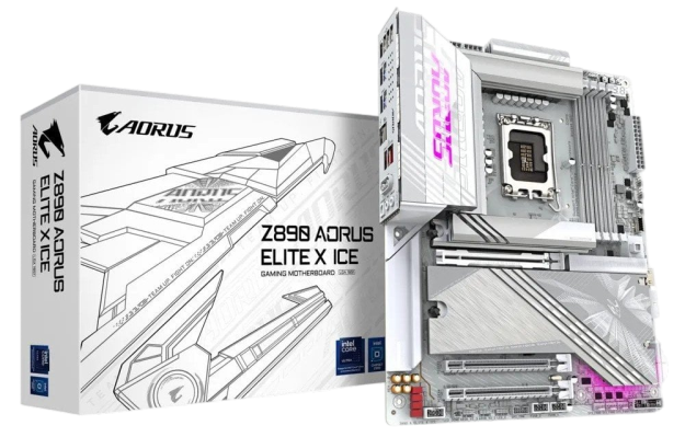 Материнська плата Gigabyte Z890 Aorus Elite X Ice LGA 1851 (Z890 A ELITE X ICE)