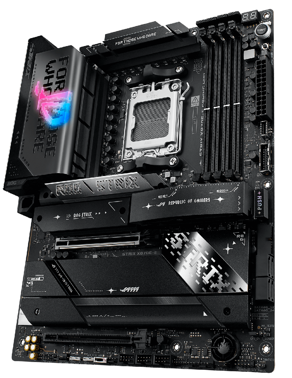 Материнська плата Asus X870E-E ROG Strix Gaming Wi-Fi Socket AM5 (ROG STRIX X870E-E GAMING WiFi)