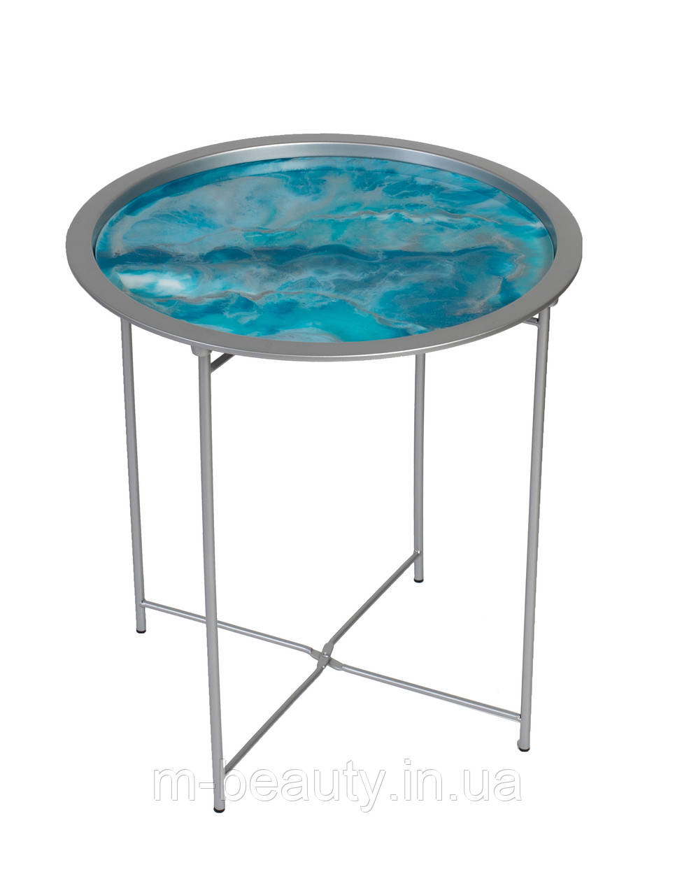 Журнальний столик для клієнтів салонів краси круглий журнальний столик для вітальні LV_Ст02_NEW, фото 1