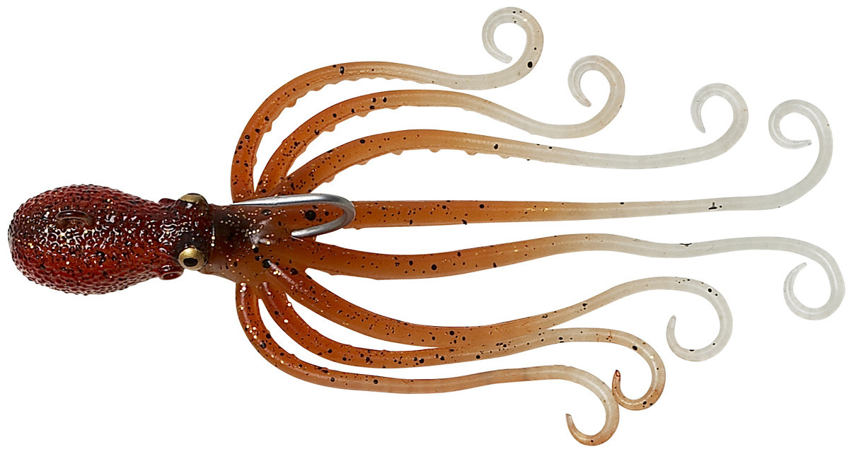 Силикон Savage Gear 3D Octopus 150mm 70.0g Brown Glow (поштучно), фото 1