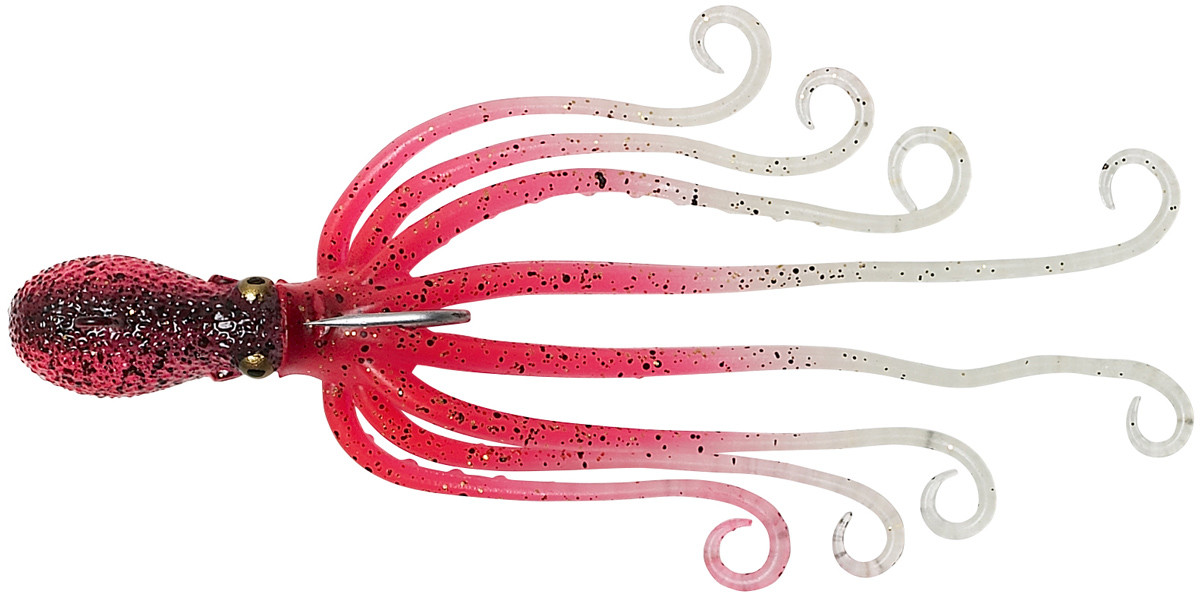 Силикон Savage Gear 3D Octopus 100mm 35.0g UV Pink/Glow (поштучно), фото 1