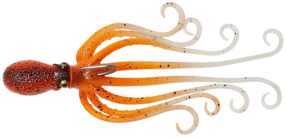 Силикон Savage Gear 3D Octopus 150mm 70.0g UV Orange Glow (поштучно), фото 1