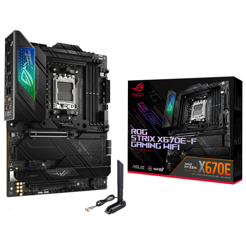 Материнська плата Asus X670E-F ROG Strix Gaming Wi-Fi Socket AM5 (ROG STRIX X670E-F GAMING WIFI)