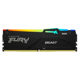 Оперативна пам'ять Kingston Fury 16GB DDR5 5600MHz Beast RGB Black (KF556C36BBEA-16)