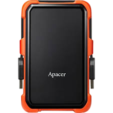 Зовнішній жорсткий диск 2.5" Apacer AC630 1TB Black/Orange (AP1TBAC630T-1)