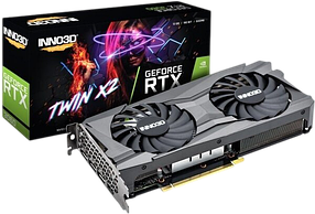 Відеокарта GeForce RTX 3060 12GB Inno3D Twin X2 (N30602-12D6-119032AH)