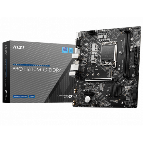 Материнська плата MSI H610M-G Pro LGA 1700 (PRO H610M-G)
