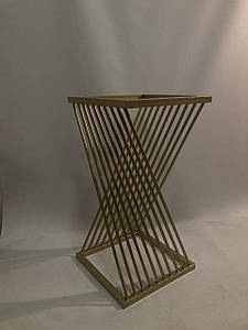 Журнальний столик для відвідувачів в зону очікування LV_Ст04_NEW металева підставка для квітів Loft