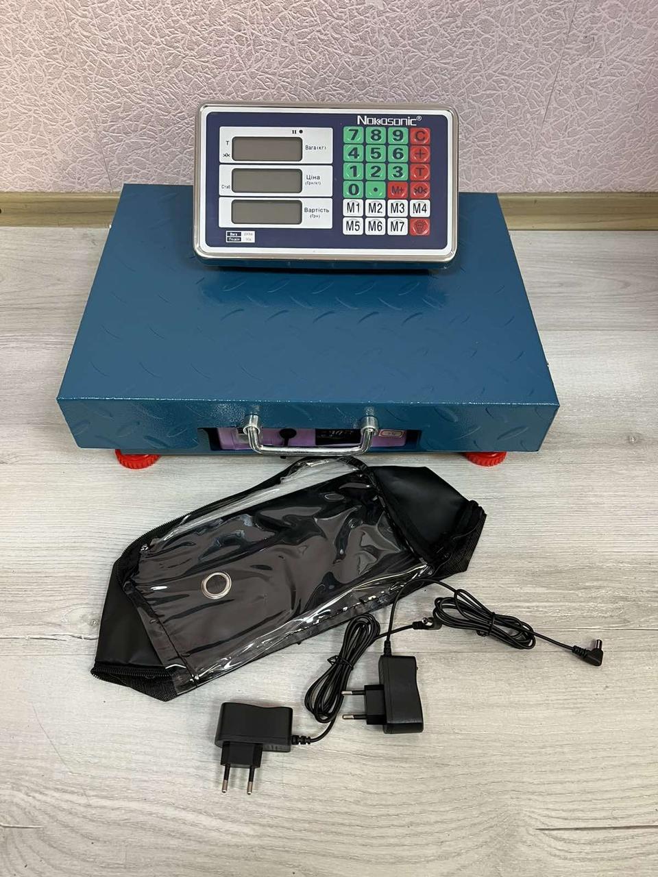 Бездротова платформна вага Nokasonic, до 200 кг.